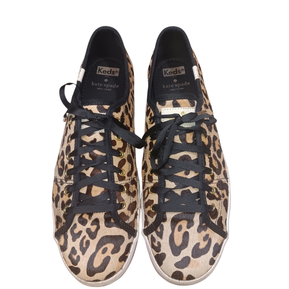 Keds x Kate Spade Kickstart Genuine Calf Hair Sneakers Sz 10